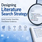 Set as featured image for the article explaining about designing literature search strategy
