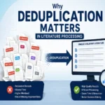 Set as featured image for the article explaining about deduplication in literature screening